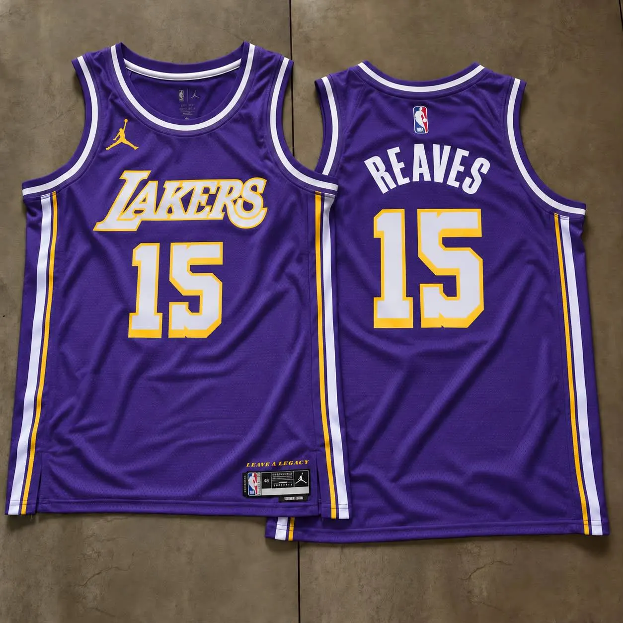 Los Angeles Lakers Austin Reaves New Jersey