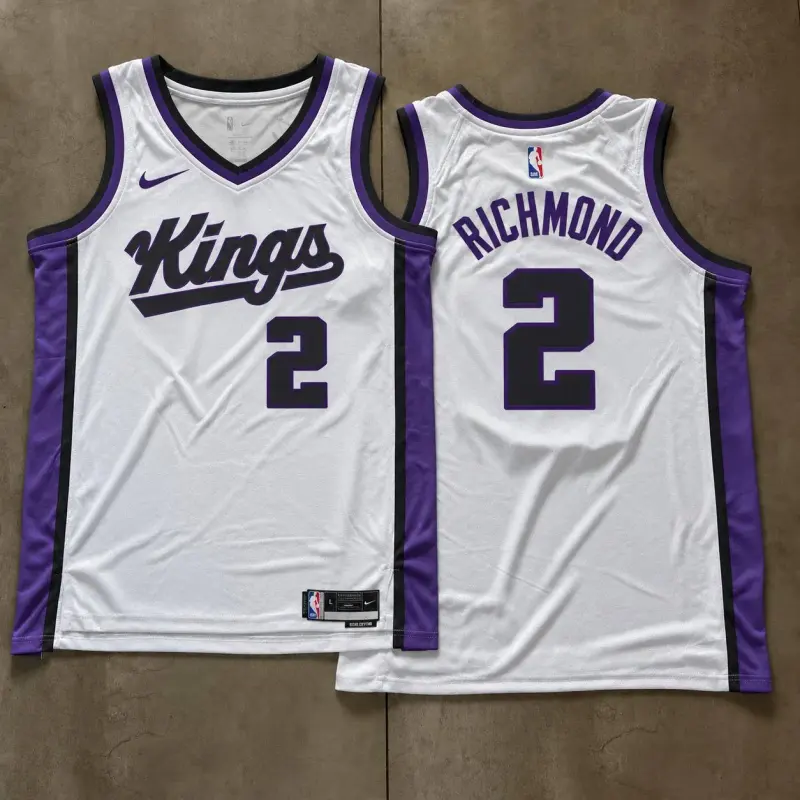 Sacramento Kings Mitch Richmond White Jersey