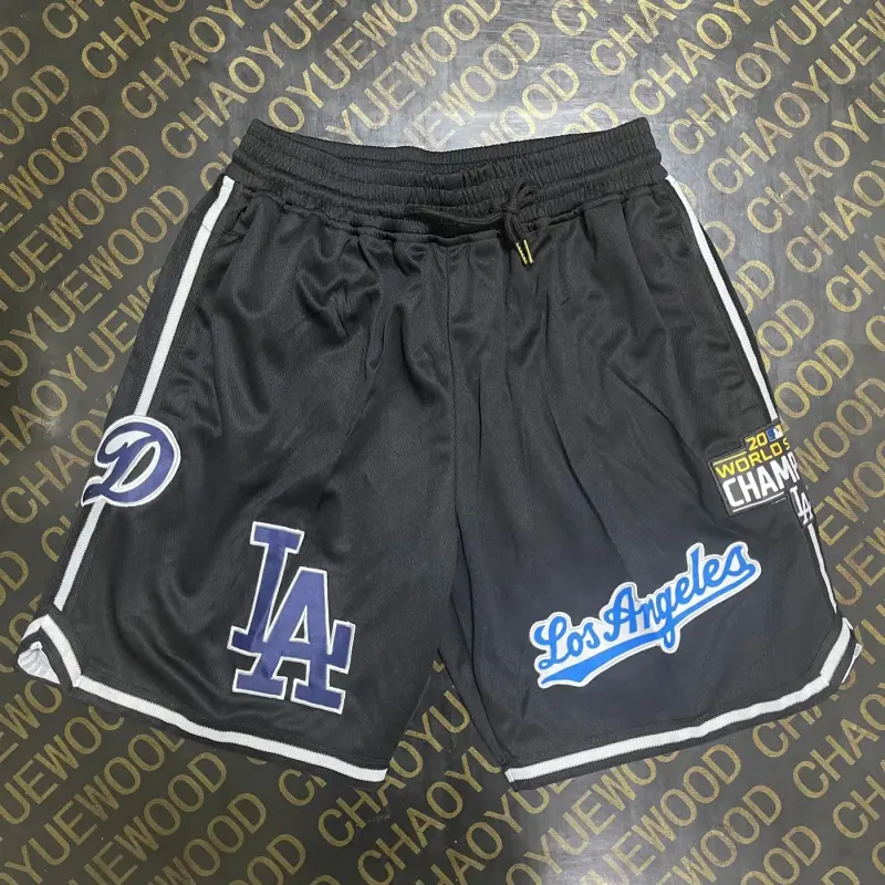 LOS ANGELES DODGERS BLACK SHORTS