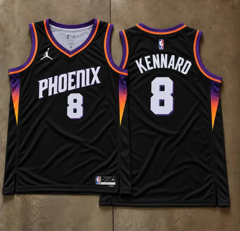 Phoenix Suns Luke Kennard Black Phoenix Jersey