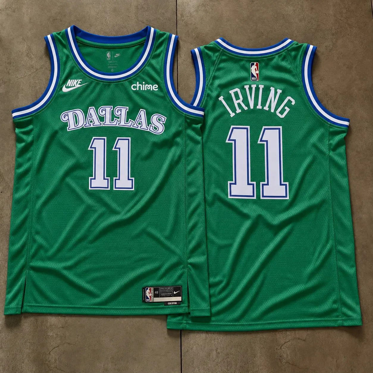 Dallas Mavericks Kyrie Irving Green Jersey