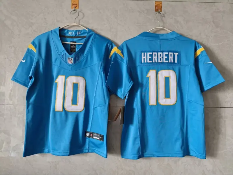 Los Angeles Chargers Justin Herbert Light Blue Jersey
