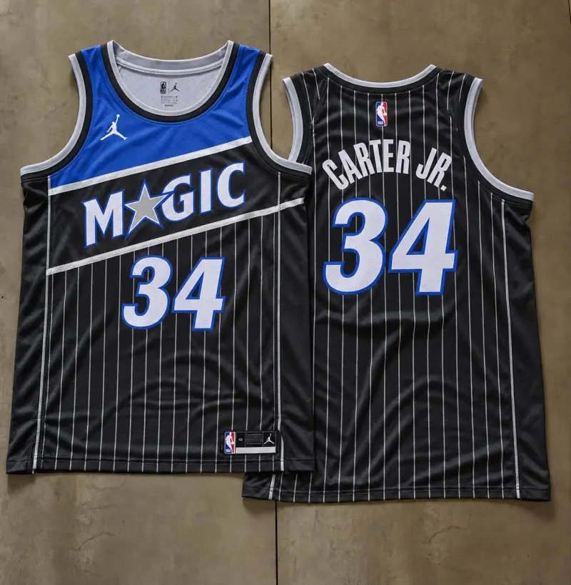 Orlando Magic Wendell Carter Jr. Black And Blue Jersey