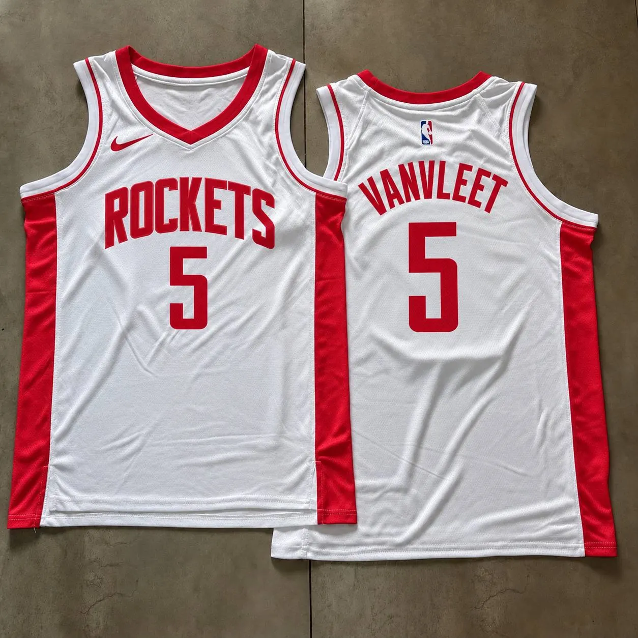 Houston Rockets Fred VanVleet White Jersey