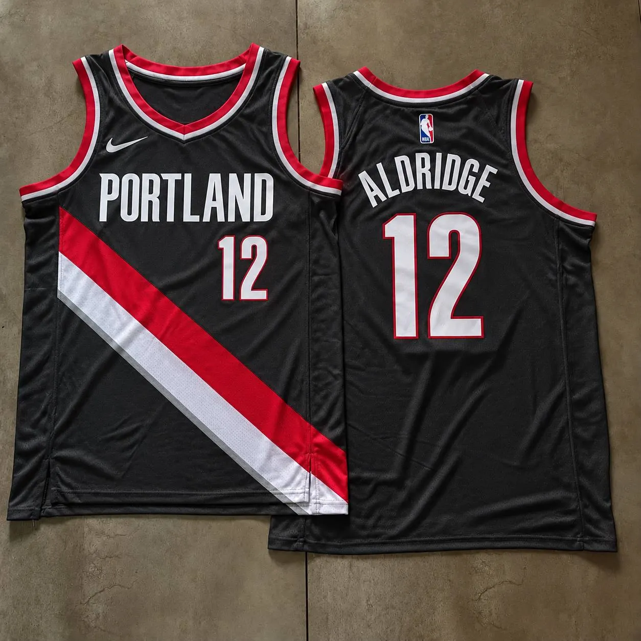 Portland Trail Blazers LaMarcus Aldridge Black Jersey