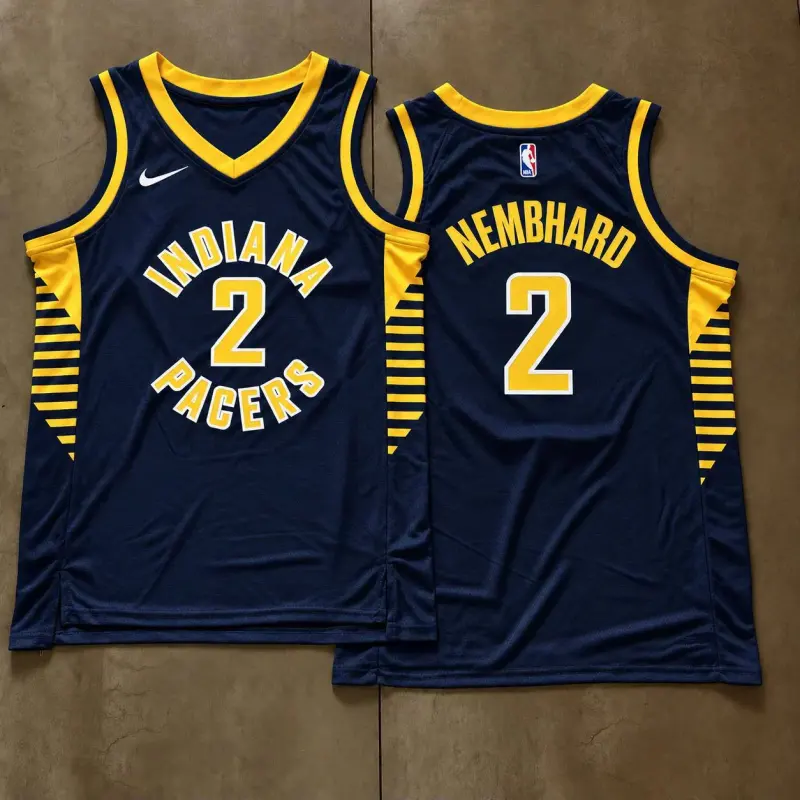 Indiana Pacers Andrew Nembhard Navy Jersey