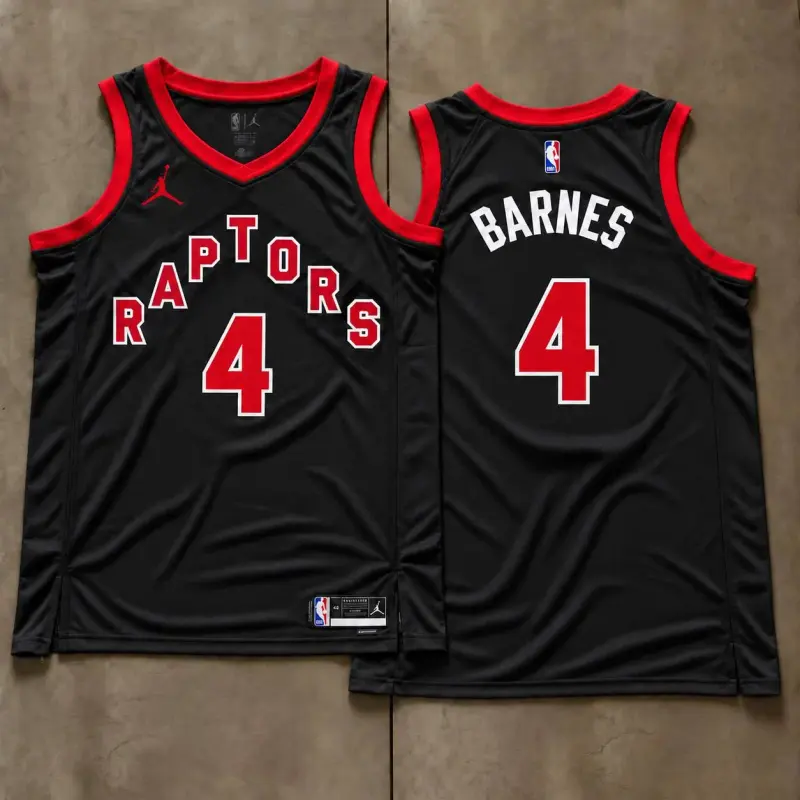 Toronto Raptors Scottie Barnes Black Jersey
