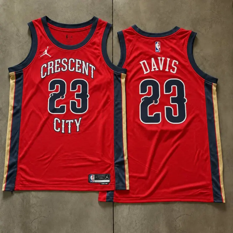 New Orleans Pelicans Anthony Davis Red Jersey