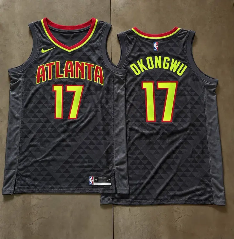 Atlanta Hawks Onyeka Okongwu Grey Jersey