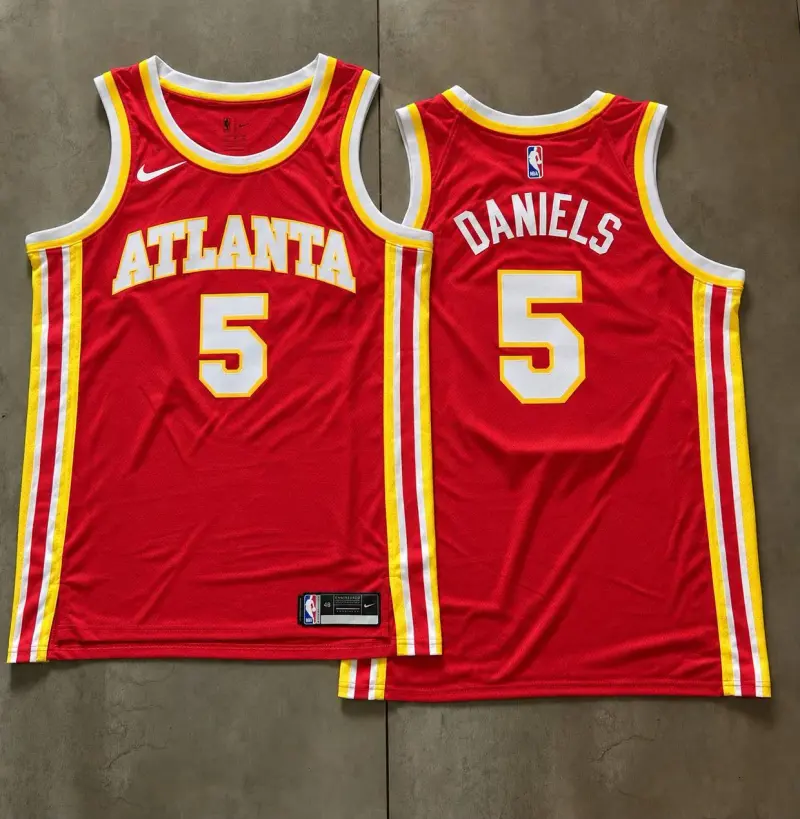 Atlanta Hawks Dyson Daniels Red Jersey