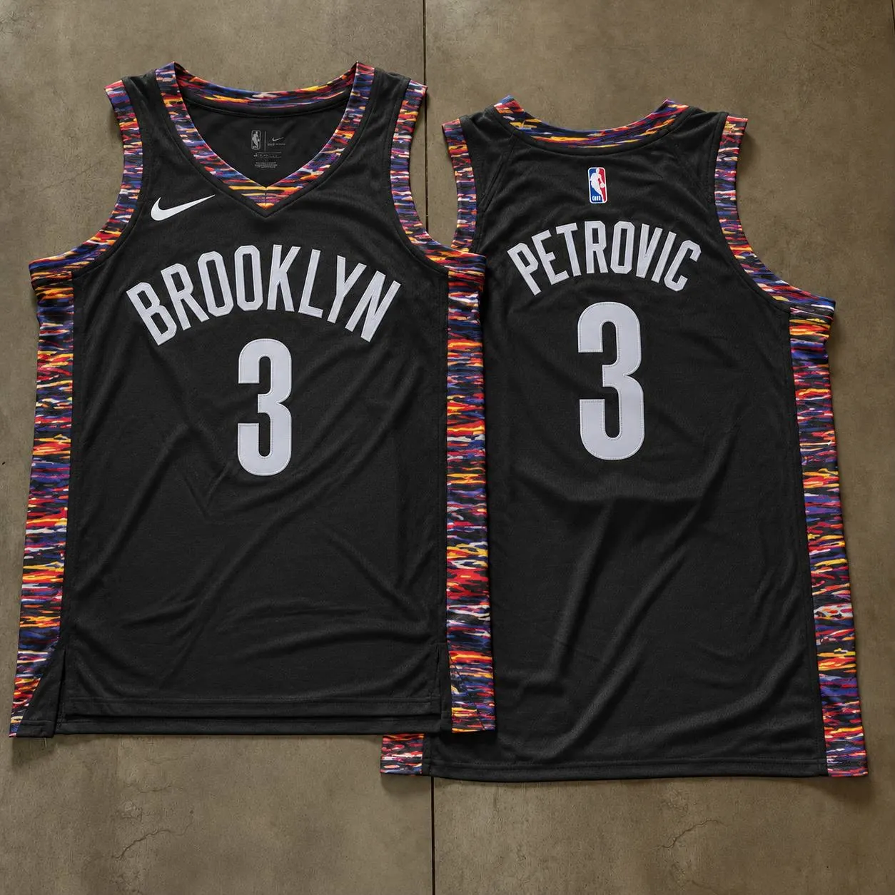 Black and Multicolor