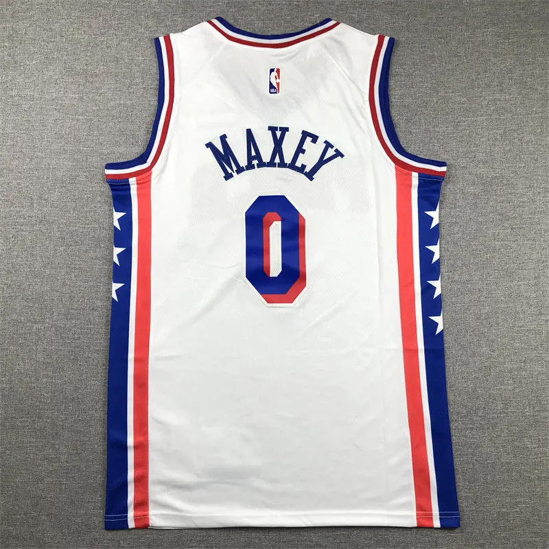 Tyrese Maxey Philadelphia Basketball Jersey