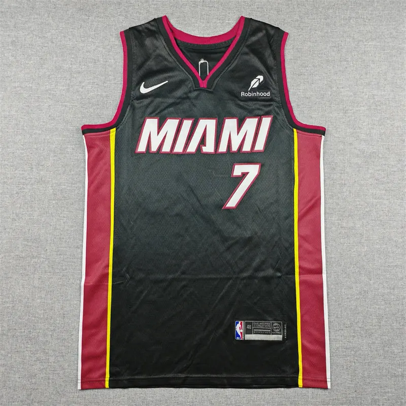 MIAMI HEAT GIANNIS ANTETOKOUNMPO BLACK JERSEY