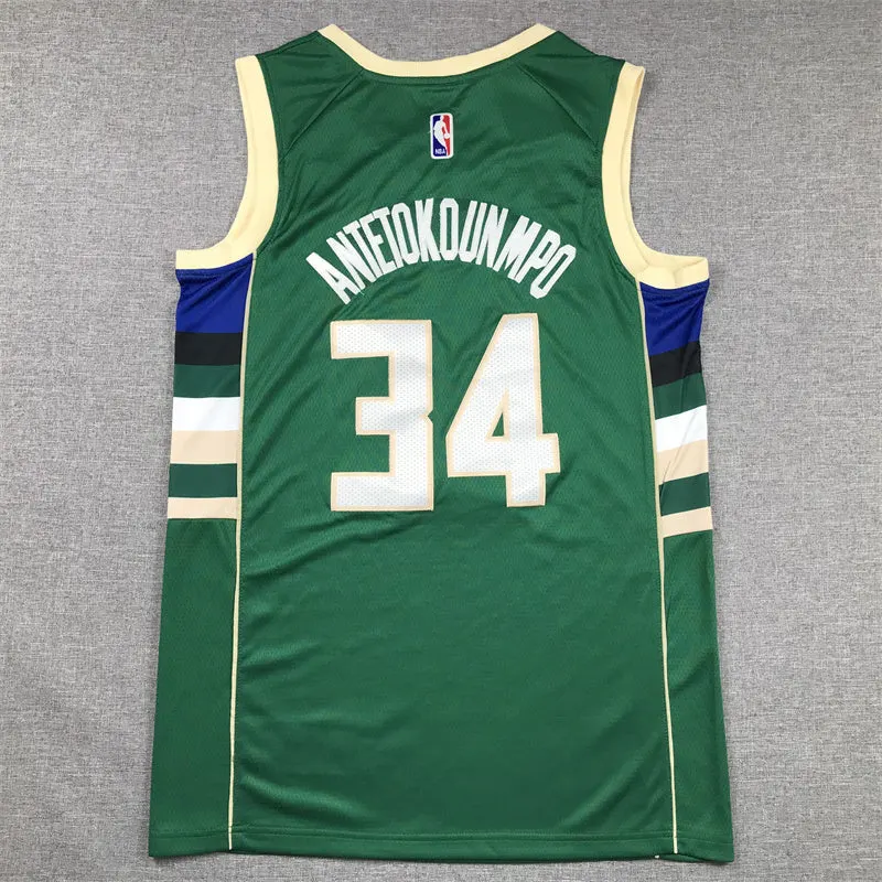 Giannis Antetokounmpo Milwaukee Basketball Jersey