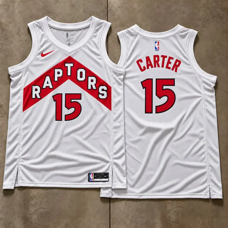 Toronto Raptors Vince Carter White Jersey