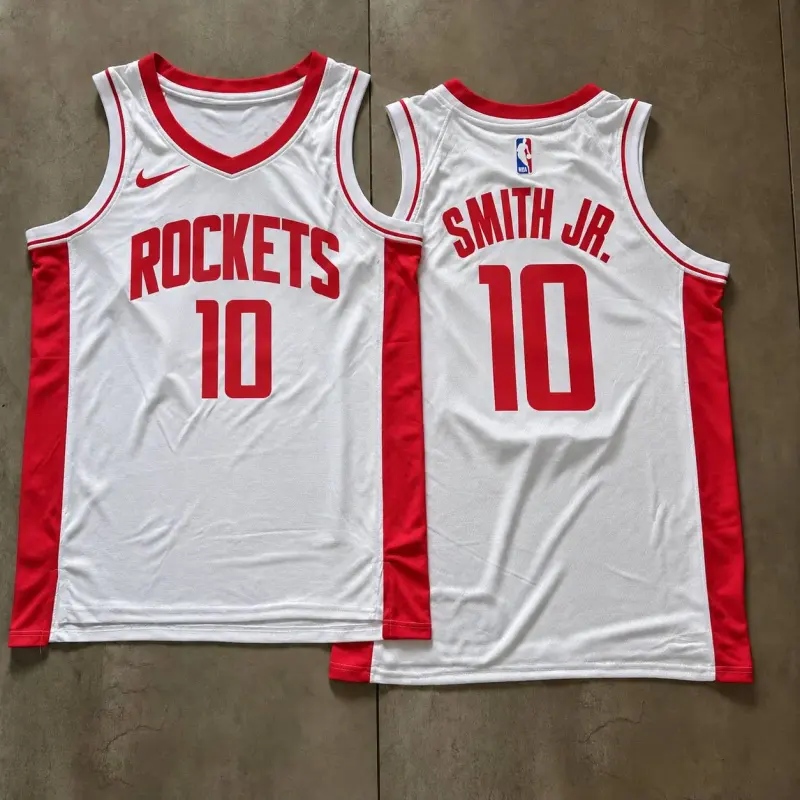 Houston Rockets Jabari Smith Jr. White Jersey