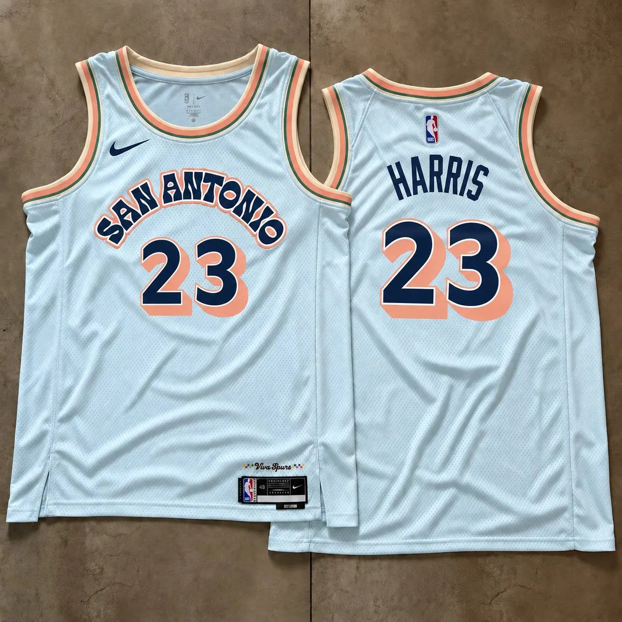 Light Blue and Orange