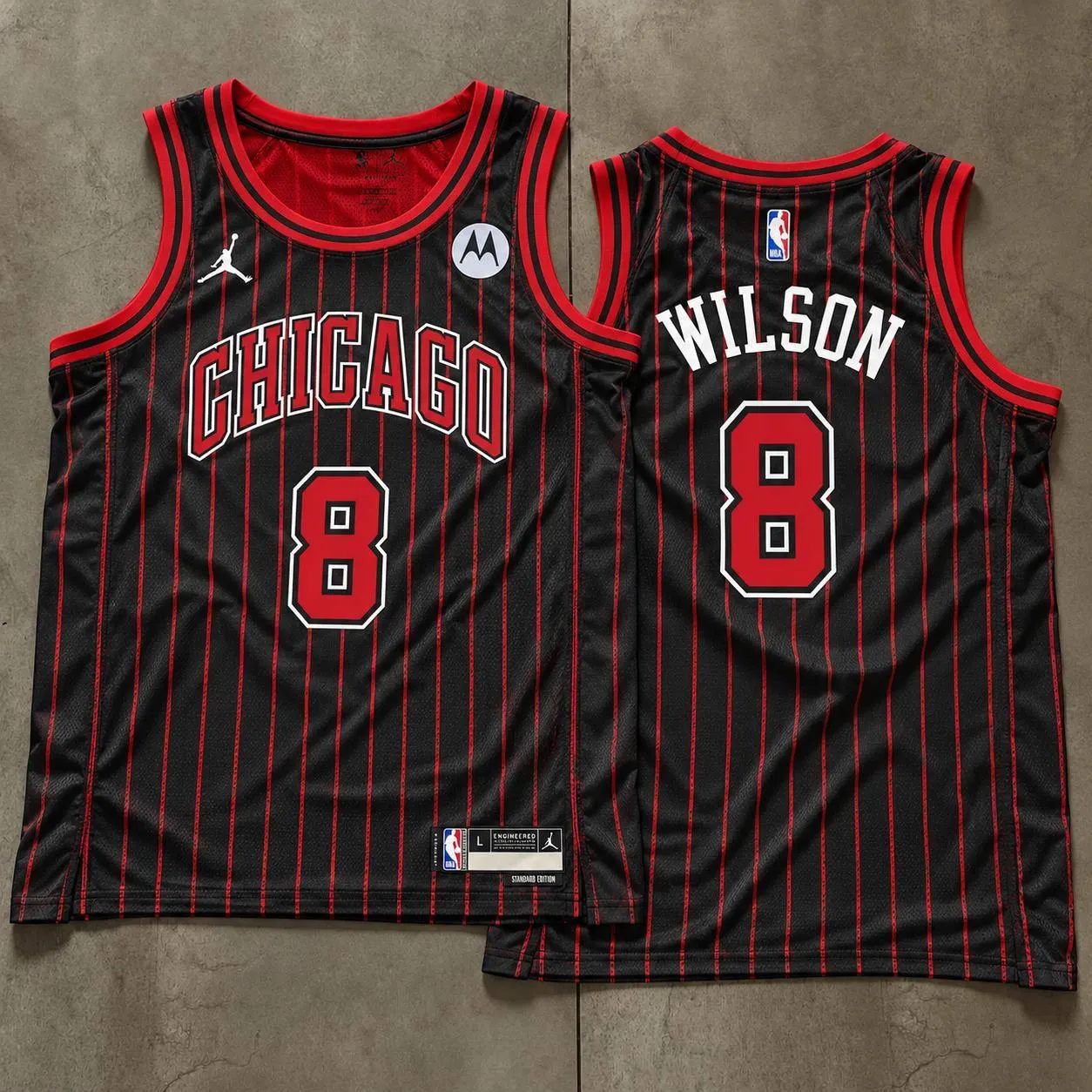 Black and Red (Striped)