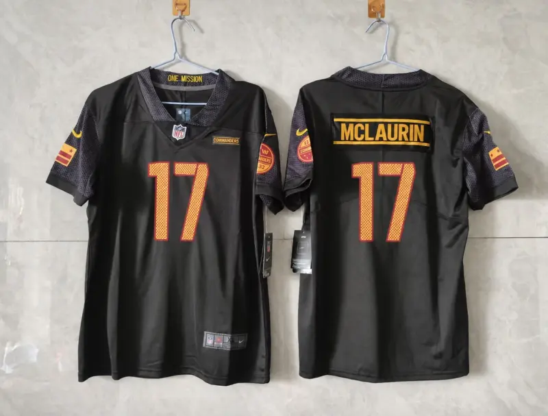 Washington commanders Terry McLaurin black jersey