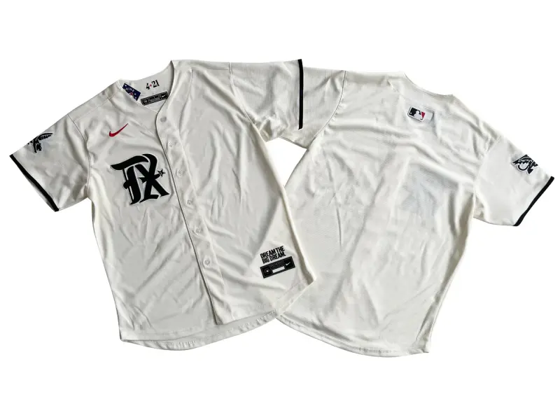 TEXAS RANGERS WHITE JERSEY