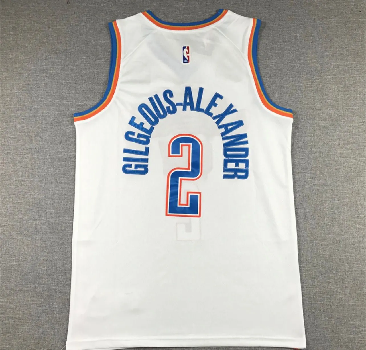 Shai Gilgeous-Alexander White Oklahoma City Thunder Jersey