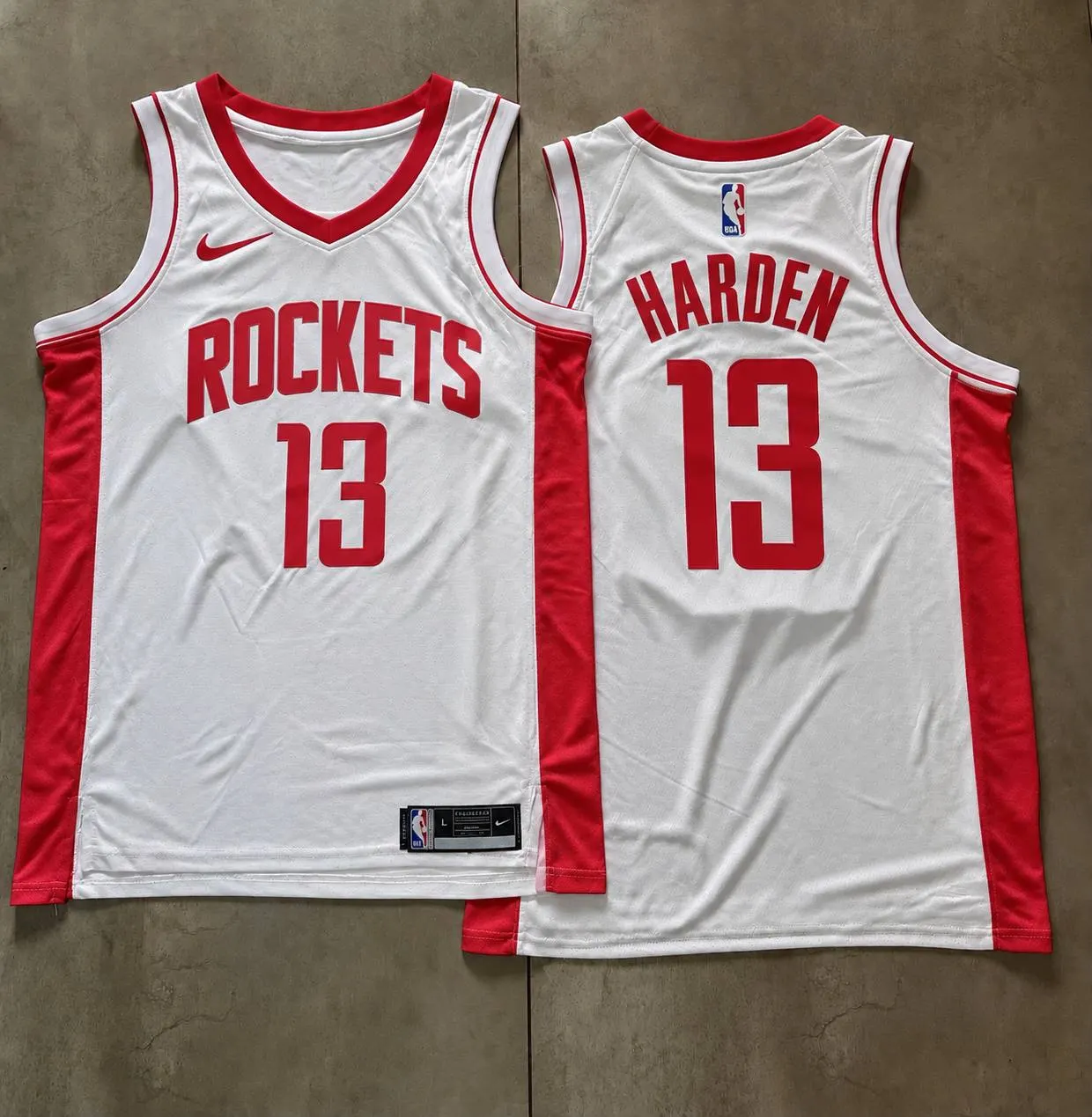 Houston Rockets James Harden White Jersey