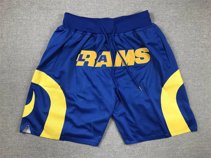 LOS ANGELES RAMS BLUE SHORTS
