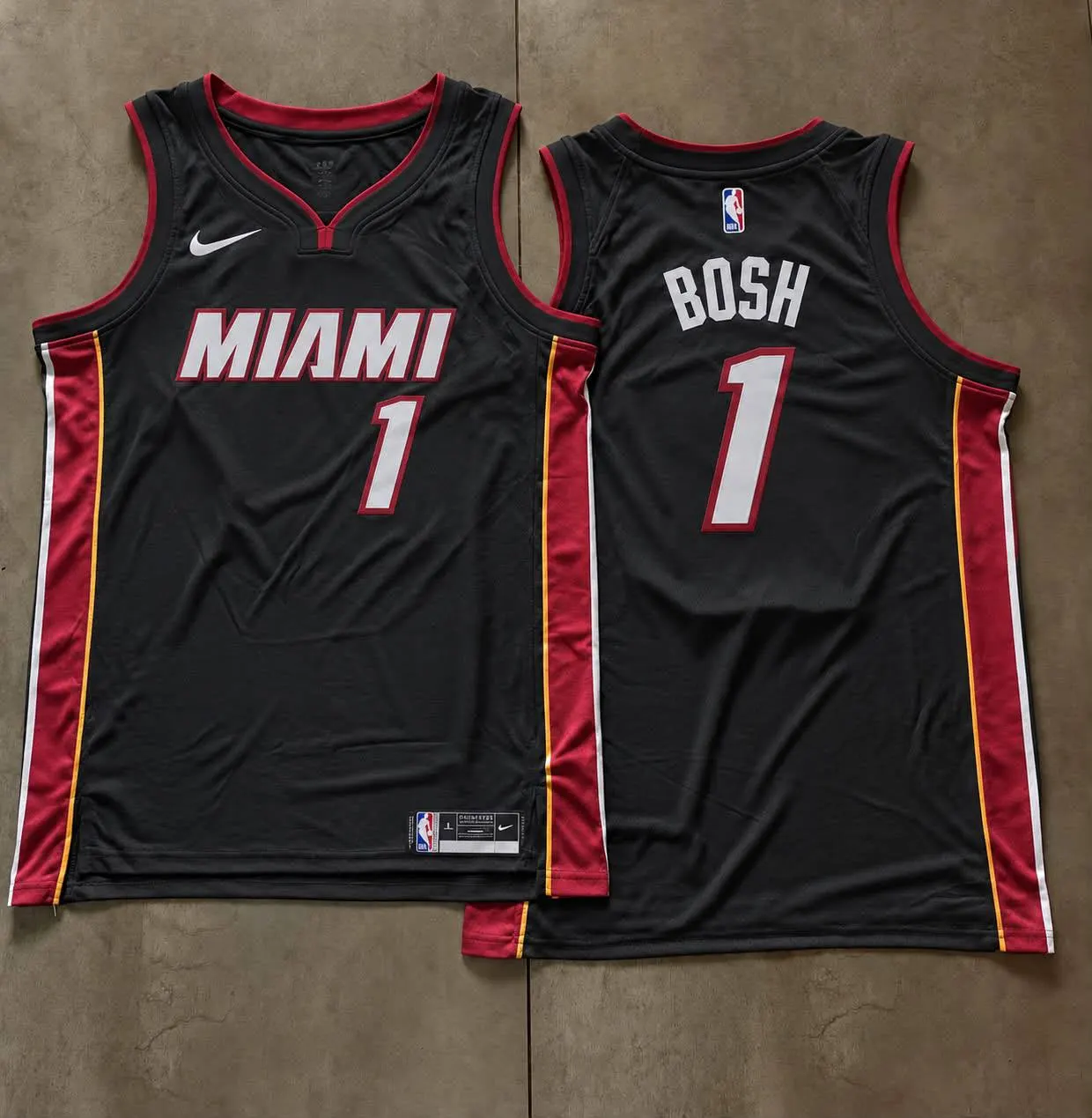 Miami Heat Chris Bosh Black Jersey