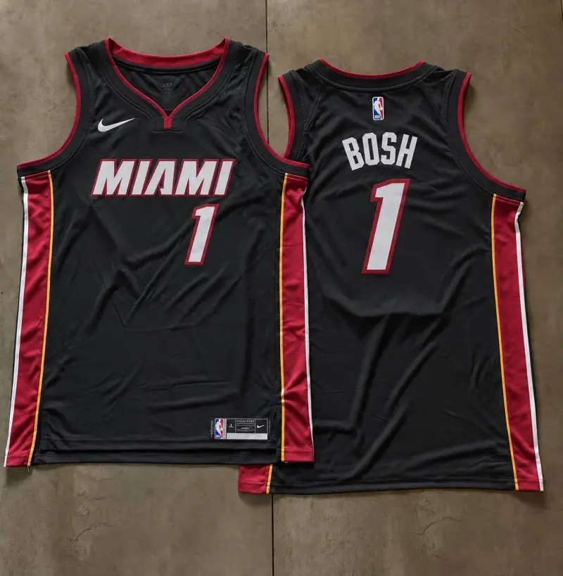 Miami Heat Chris Bosh Black Jersey