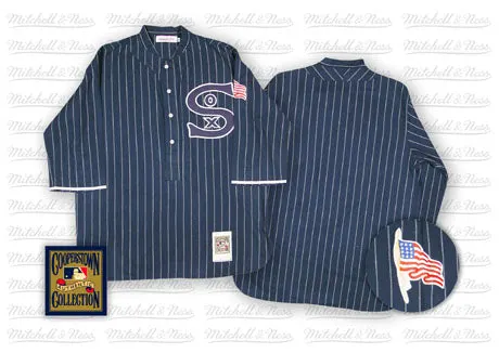 CHICAGO WHITE SOX SHOELESS JOE JACKSON BLUE JERSEY