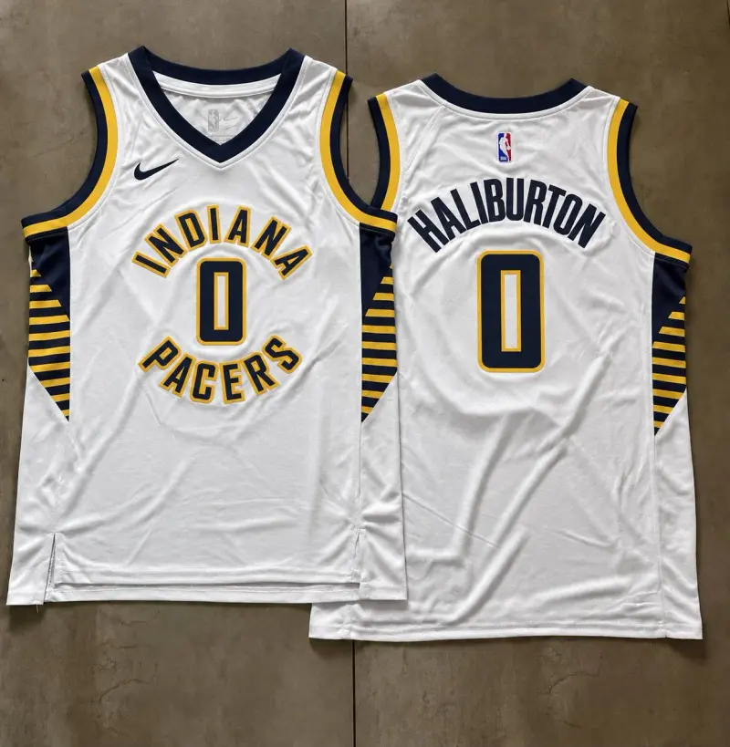 Indiana Pacers Tyrese Haliburton White Jersey