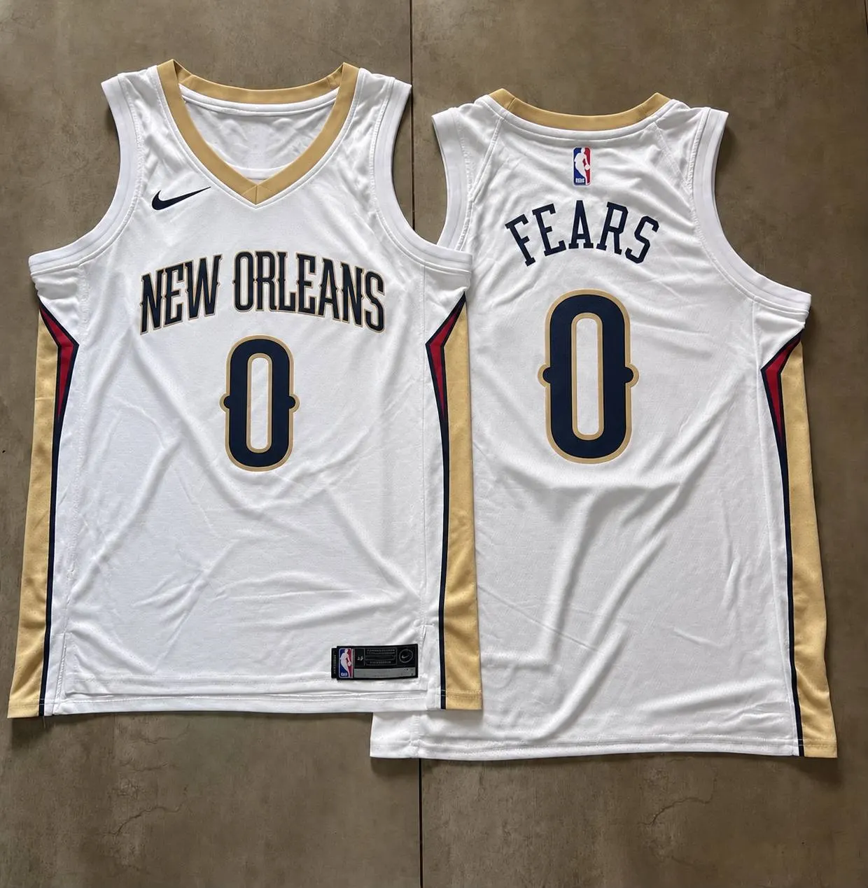 New Orleans Pelicans Jeremiah Fears White Jersey