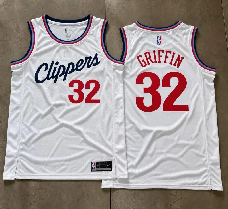 Los Angeles Clippers Blake Griffin White Jersey