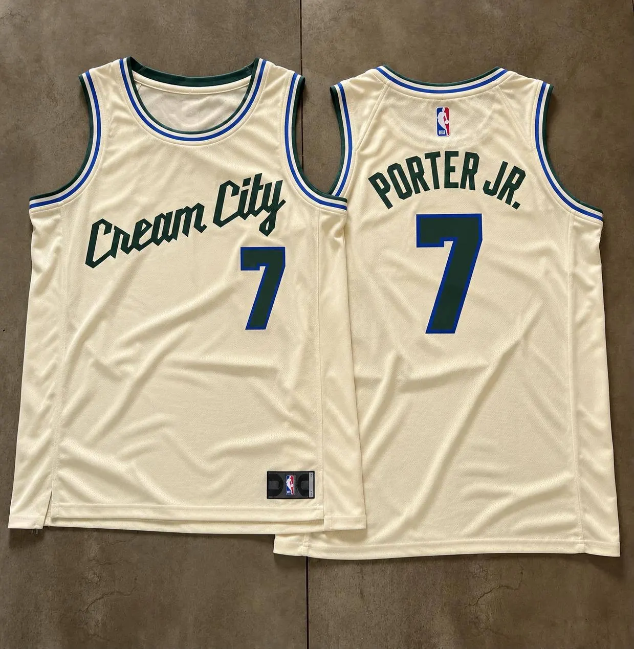 Cream and Green