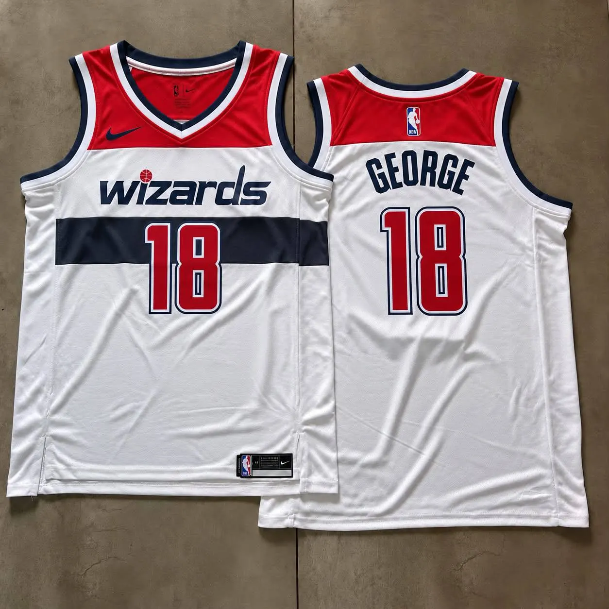 Washington Wizards Kyshawn George White Jersey