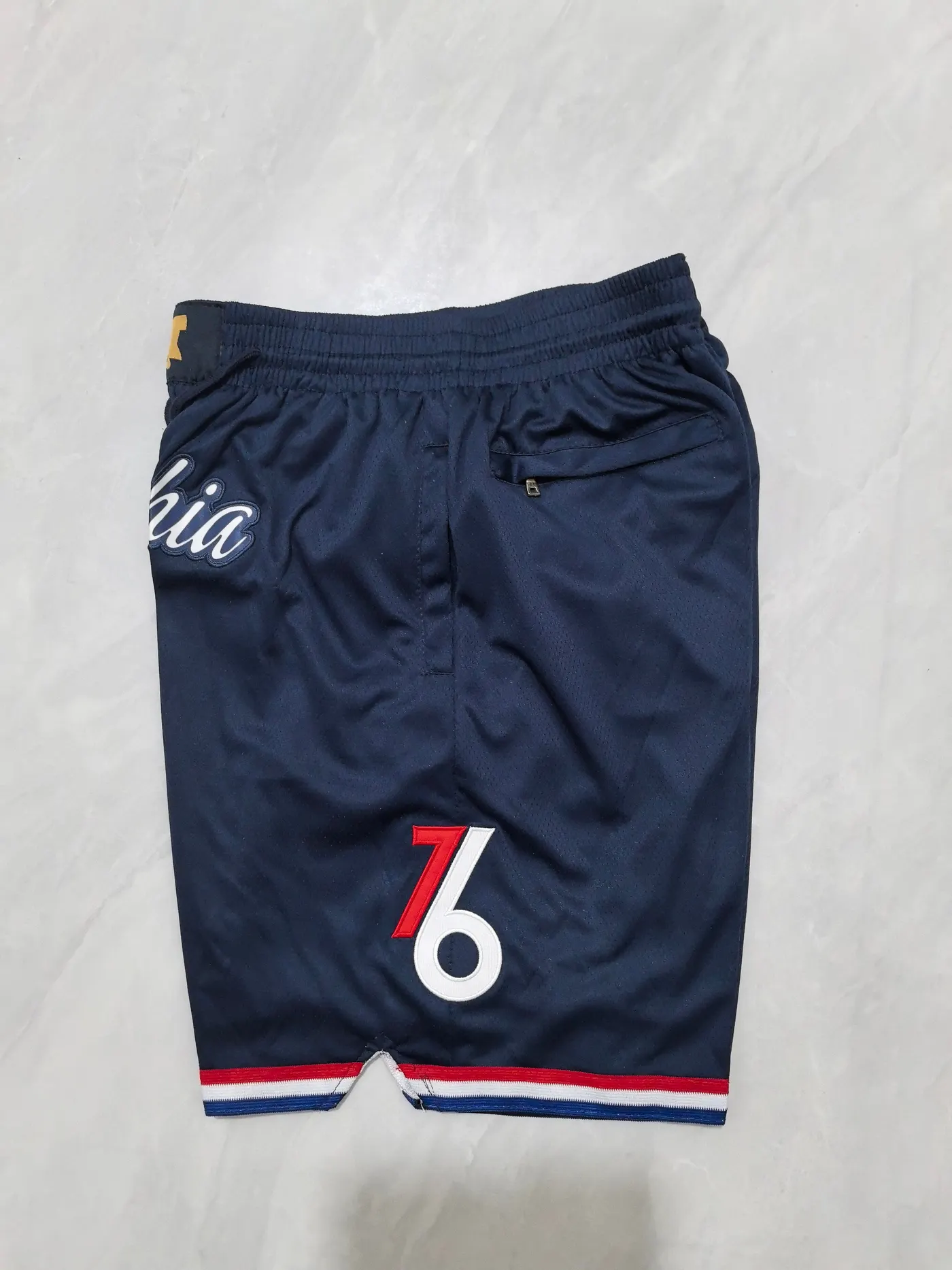 PHILADELPHIA 76ERS BLUE SHORTS
