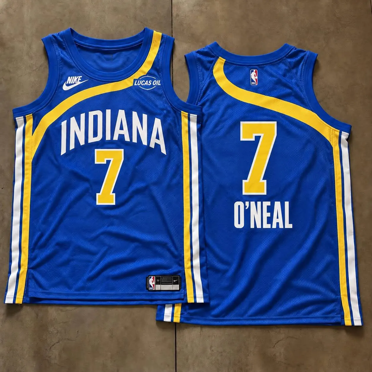 Indiana Pacers Jermaine O'Neal Royal Blue Jersey