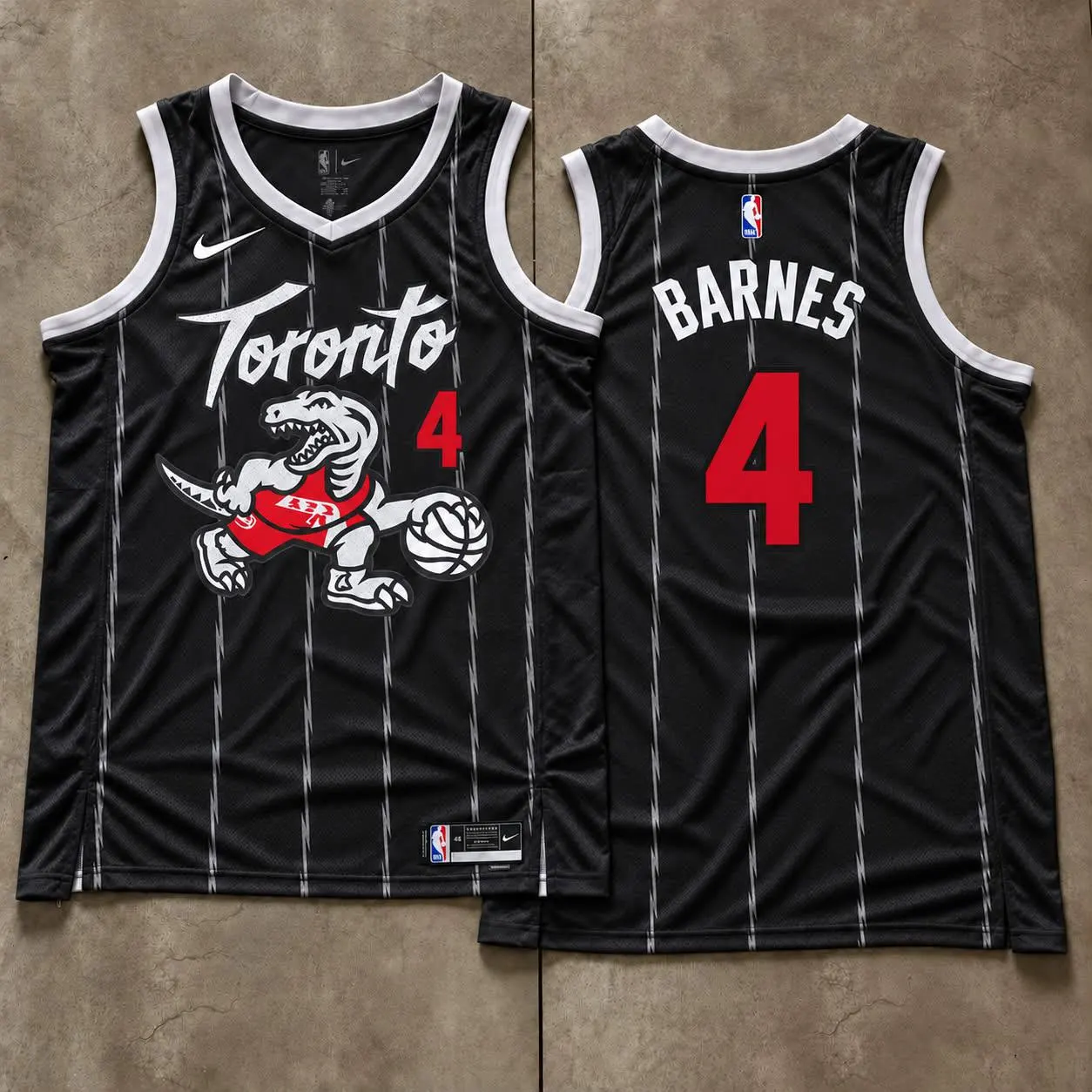 Toronto Raptors Scottie Barnes Black Toronto Jersey