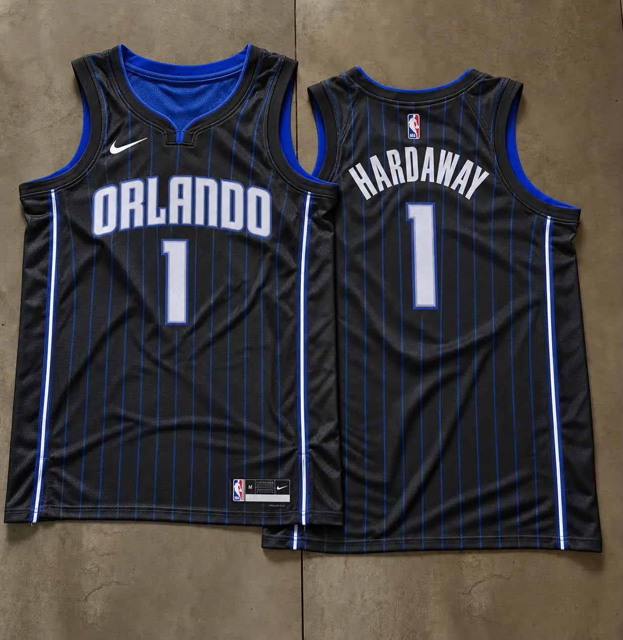 Orlando Magic Anfernee Hardaway Black Jersey