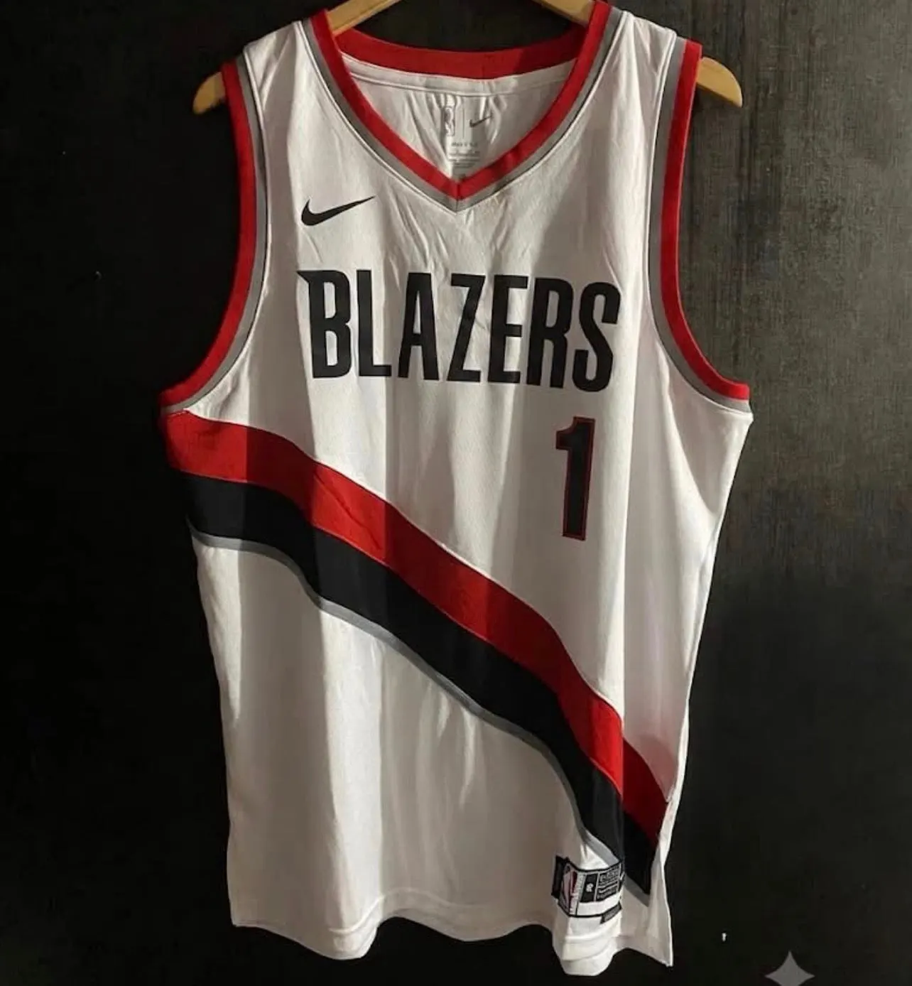 PORTLAND TRAIL BLAZERS JA MORANT WHITE JERSEY