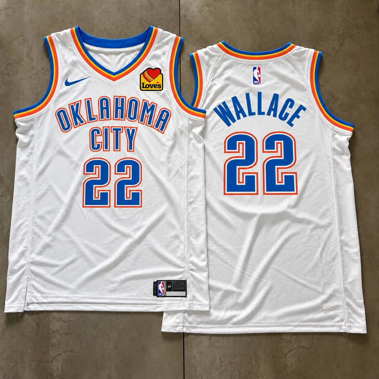 Oklahoma City Thunder Cason Wallace White Jersey