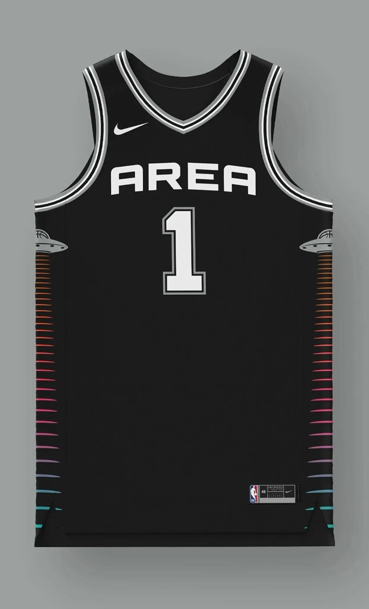 Custom Alien Wemby Basketball Jersey
