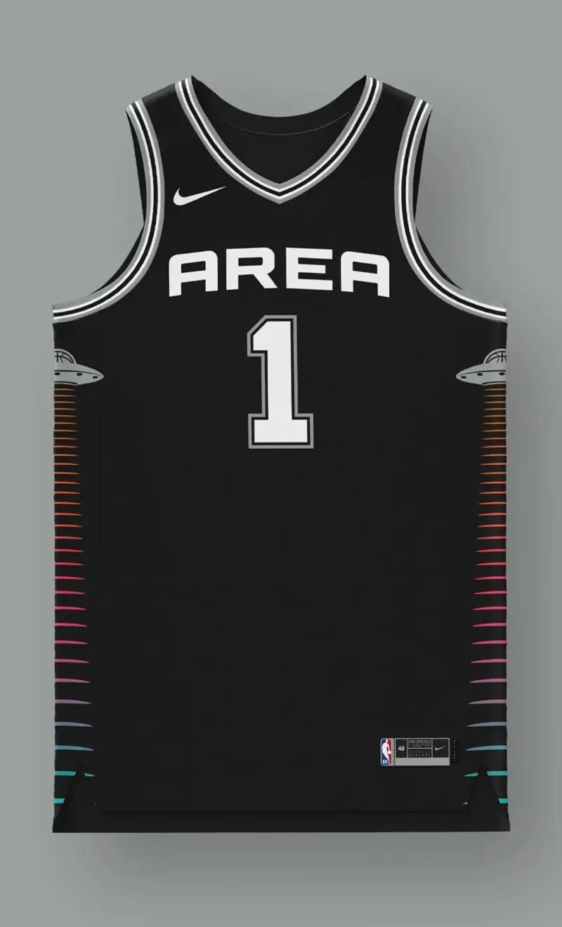 Custom Alien Wemby Basketball Jersey