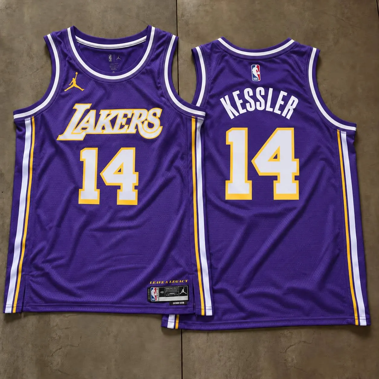 Los Angeles Lakers Walker Kessler Purple Jersey