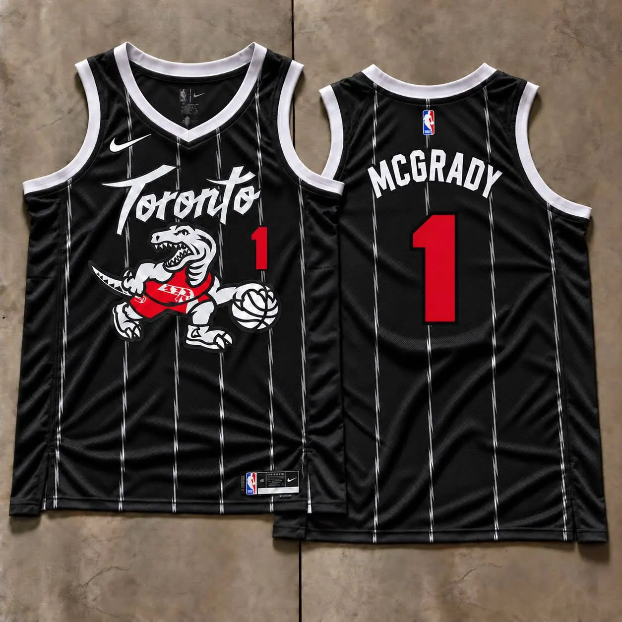 Toronto Raptors Tracy McGrady Black Toronto Jersey