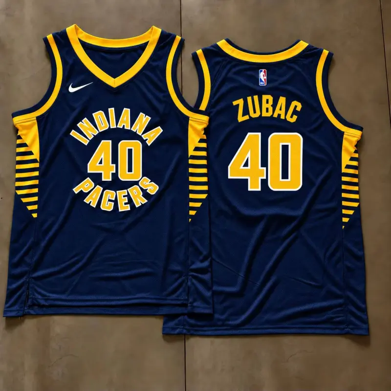 Indiana Pacers Ivica Zubac Navy Jersey