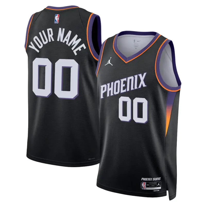 PHOENIX SUNS BLACK CUSTOM JERSEY