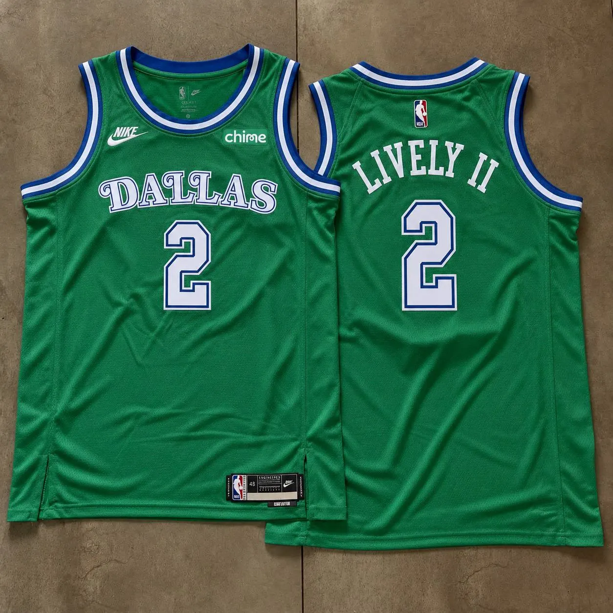 Dallas Mavericks Dereck Lively II Green Jersey
