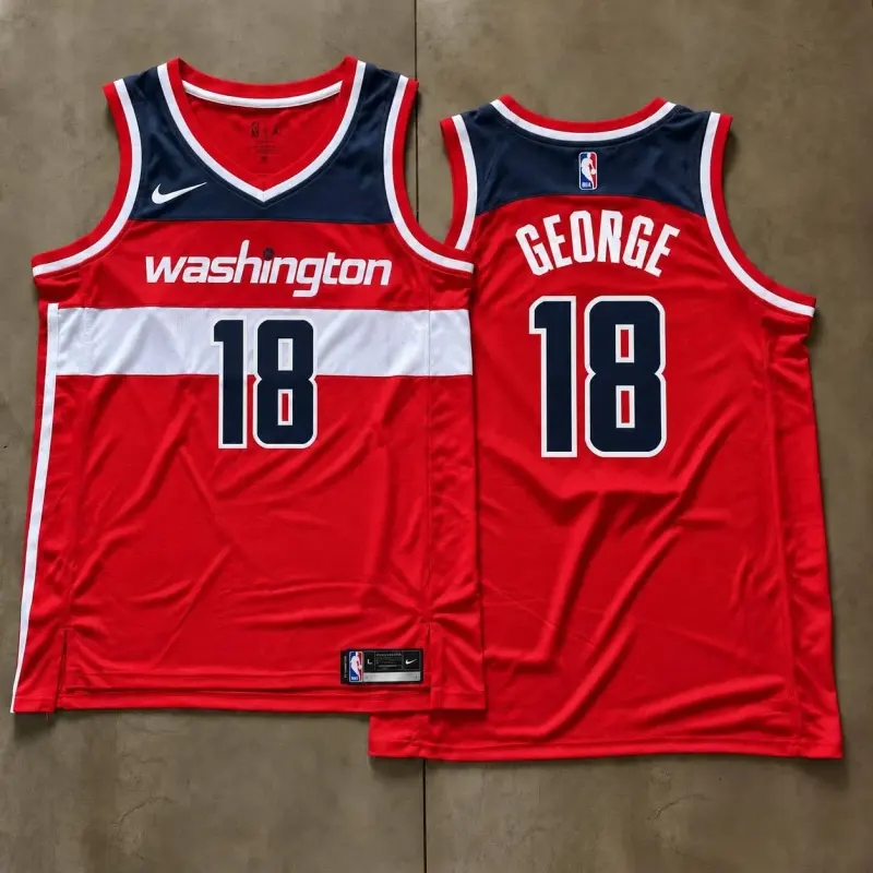 Washington Wizards Kyshawn George Red Washington Jersey