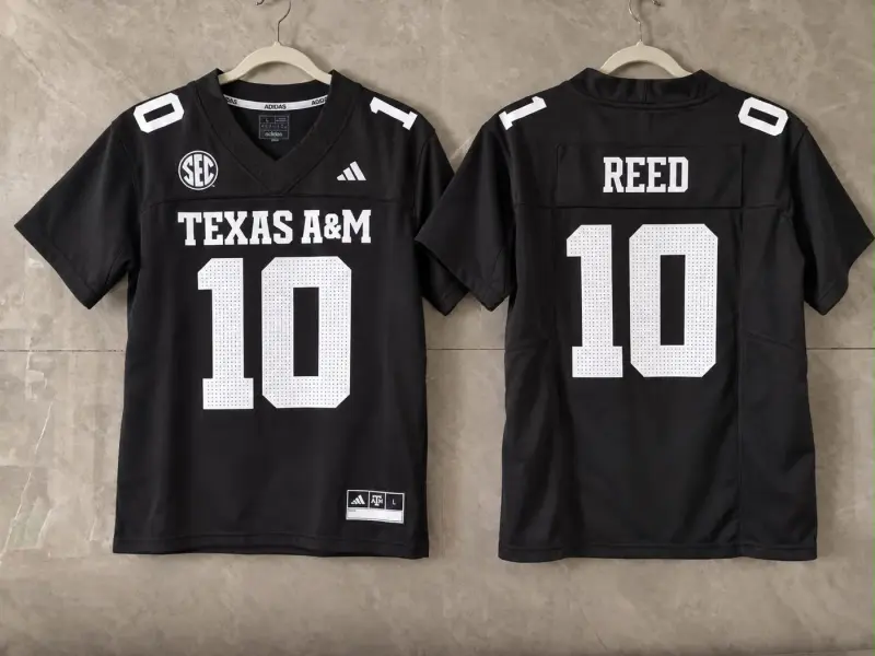 TEXAS A&M AGGIES MARCEL REED BLACK JERSEY